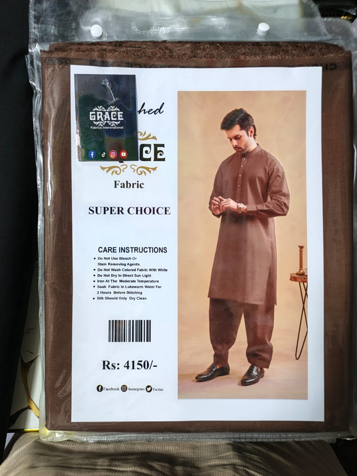 Men unstitched cotton