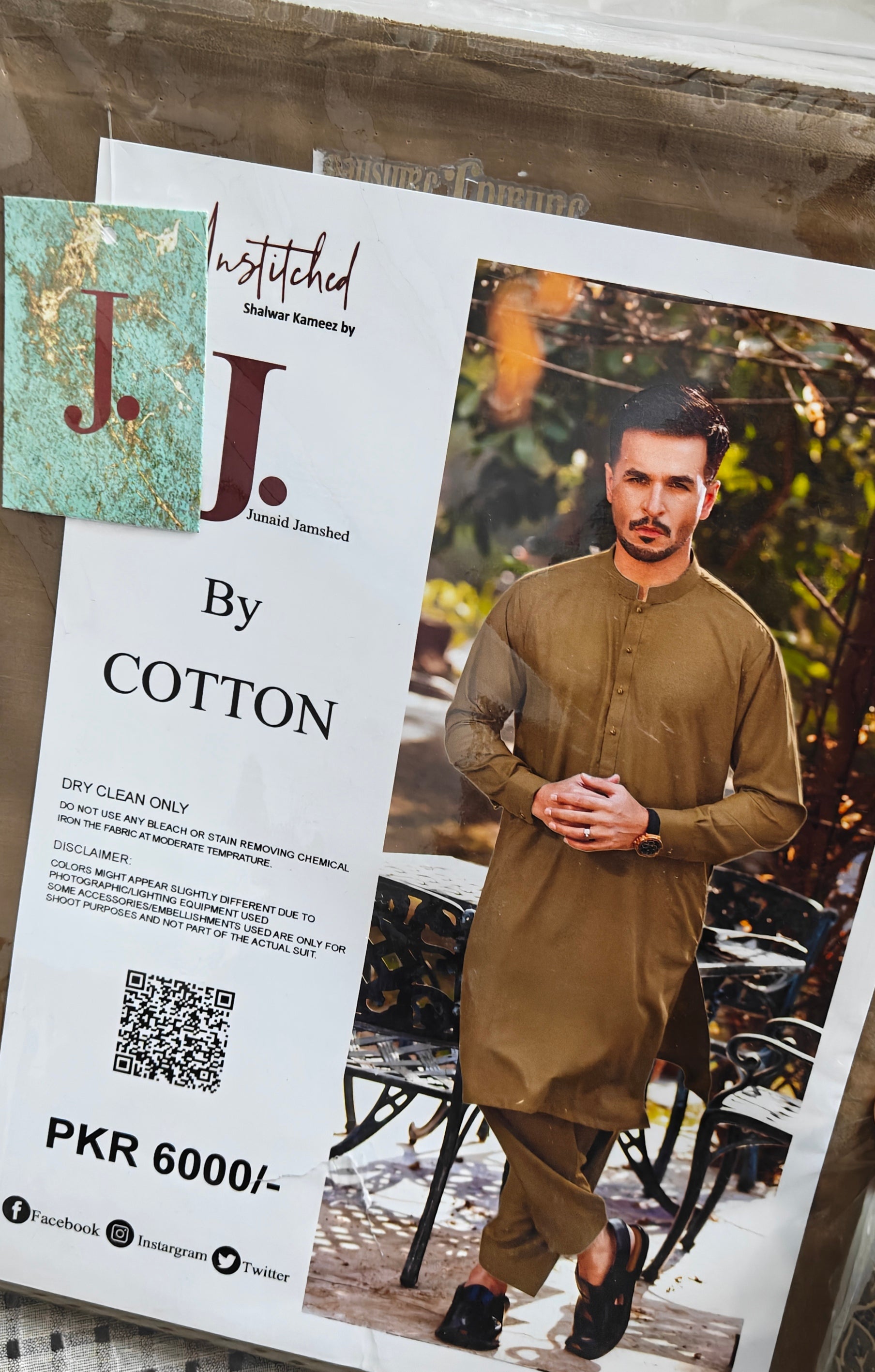 Men Unstitched cotton